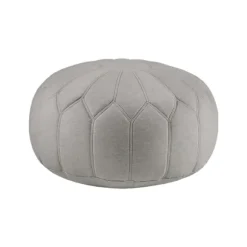 Kirkland's Home Benches & Ottomans-Stitched Round Ottoman