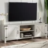 Kirkland's Home Tv Stands & Media Consoles-Stone Barn Door Tv Stand