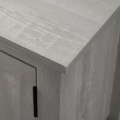 Kirkland's Home Tv Stands & Media Consoles-Stone Grooved Door Modern Farmhouse Tv Stand