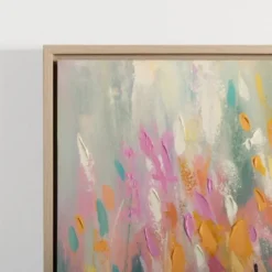 Kirkland's Home Canvas Art-Summer Garden Framed Canvas Prints, Set Of 3