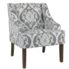 Kirkland's Home Accent Chairs-Suri Blue Swoop Accent Chair
