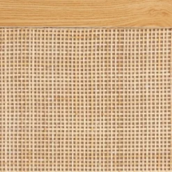 Kirkland's Home Dressers & Chests-Tara Two-Tone Espresso Rattan Dresser