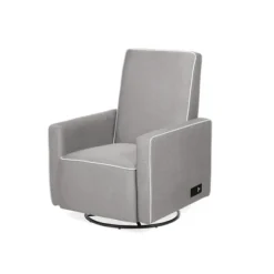 Kirkland's Home Accent Chairs-Taupe Usb Recliner And Ottoman 2-Pc. Set