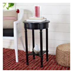 Kirkland's Home Accent & End Tables-Tegan Round Accent Table