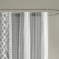 Kirkland's Home Shower Curtains-Textured Chenille Shower Curtain