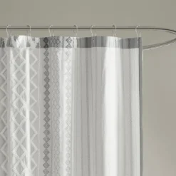 Kirkland's Home Shower Curtains-Textured Chenille Shower Curtain