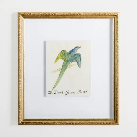 Kirkland's Home Framed Art-The Dark Green Bird Framed Art Print