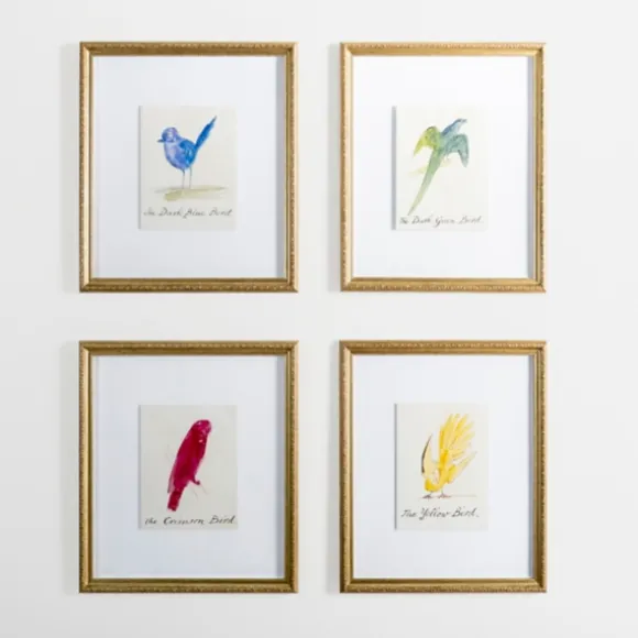 Kirkland's Home Framed Art-The Dark Green Bird Framed Art Print