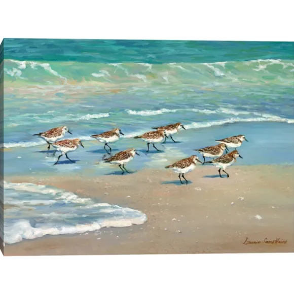 Kirkland's Home Canvas Art-The Race Is On Canvas Art Print, 40X30 In.