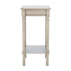 Kirkland's Home Accent & End Tables-Tilley Beige Classic Square Accent Table