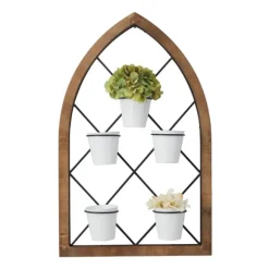 Kirkland's Home Wall Storage-Traditional Arch Metal Wall Planter
