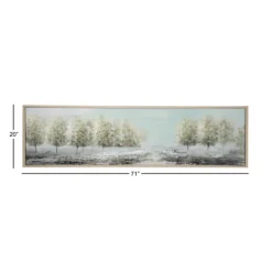 Kirkland's Home Framed Art-Tree Line Landscape Framed Canvas Art Print