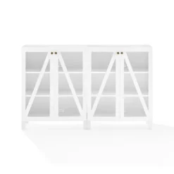 Kirkland's Home Tv Stands & Media Consoles-Triangle 4-Door Wood Media Cabinet