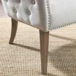 Kirkland's Home Accent Chairs-Tufted Back Accent Chair