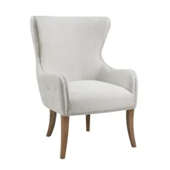 Kirkland's Home Accent Chairs-Tufted Back Accent Chair