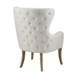 Kirkland's Home Accent Chairs-Tufted Back Accent Chair