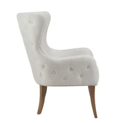 Kirkland's Home Accent Chairs-Tufted Back Accent Chair