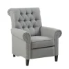 Kirkland's Home Accent Chairs-Tufted Back Nailhead Trim Recliner Armchair