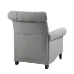 Kirkland's Home Accent Chairs-Tufted Back Nailhead Trim Recliner Armchair