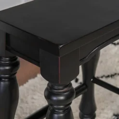 Kirkland's Home Bar Stools & Counter Height Stools-Turned Legs Island Stools, Set Of 2