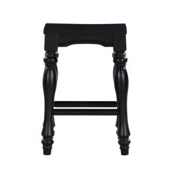 Kirkland's Home Bar Stools & Counter Height Stools-Turned Legs Island Stools, Set Of 2