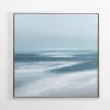 Kirkland's Home Canvas Art-Turquoise Abstract Ocean Framed Canvas Art Print