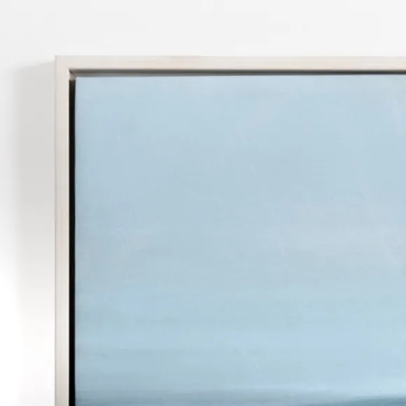 Kirkland's Home Canvas Art-Turquoise Abstract Ocean Framed Canvas Art Print