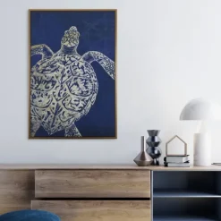 Kirkland's Home Framed Art-Turtle Sea Creature Framed Art Print