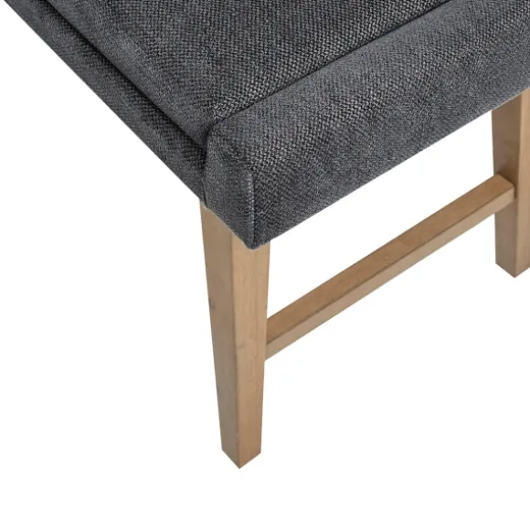 Kirkland's Home Benches & Ottomans-Upholstered And Wood Legs Bench