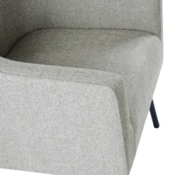 Kirkland's Home Accent Chairs-Upholstered Black Legs Accent Chair