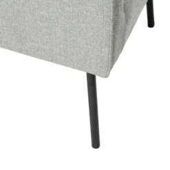 Kirkland's Home Accent Chairs-Upholstered Black Legs Accent Chair