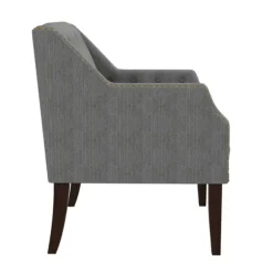 Kirkland's Home Accent Chairs-Upholstered Button Tufted Accent Chair
