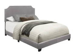 Kirkland's Home Beds & Headboards-Upholstered Channing King Bed