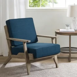 Kirkland's Home Accent Chairs-Upholstered Driftwood Accent Chair