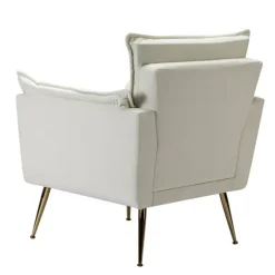 Kirkland's Home Accent Chairs-Upholstered Flange Accent Chair
