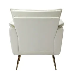 Kirkland's Home Accent Chairs-Upholstered Flange Accent Chair