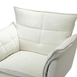 Kirkland's Home Accent Chairs-Upholstered Flange Accent Chair