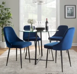 Kirkland's Home Dining Chairs-Upholstered Metal Dining Chairs, Set Of 2