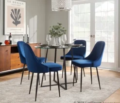 Kirkland's Home Dining Chairs-Upholstered Metal Dining Chairs, Set Of 2