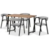 Kirkland's Home Dining Tables-Upholstered Metal Frame 5-Pc. Dining Set