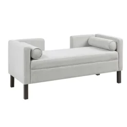 Kirkland's Home Benches & Ottomans-Upholstered Modern Split Back Bench