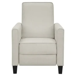 Kirkland's Home Accent Chairs-Upholstered Slim Push-Back Recliner
