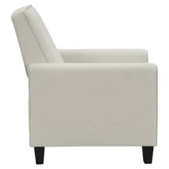 Kirkland's Home Accent Chairs-Upholstered Slim Push-Back Recliner