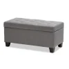 Kirkland's Home Benches & Ottomans-Upholstered Storage Ottoman