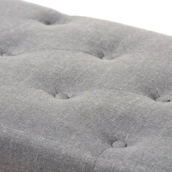 Kirkland's Home Benches & Ottomans-Upholstered Storage Ottoman