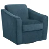 Kirkland's Home Accent Chairs-Upholstered Swivel Accent Chair