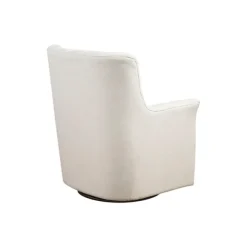 Kirkland's Home Accent Chairs-Upholstered Tufted Swivel Accent Chair