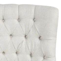 Kirkland's Home Accent Chairs-Upholstered Tufted Swivel Accent Chair