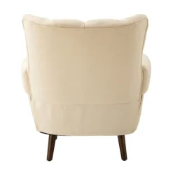 Kirkland's Home Accent Chairs-Upholstered Tufted Wingback Accent Chair