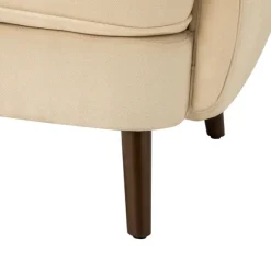 Kirkland's Home Accent Chairs-Upholstered Tufted Wingback Accent Chair